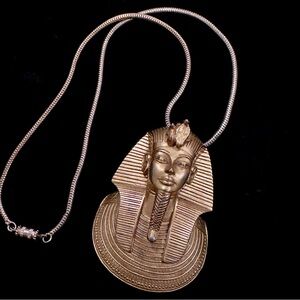 VTG King Tut 1976 Statement Necklace
